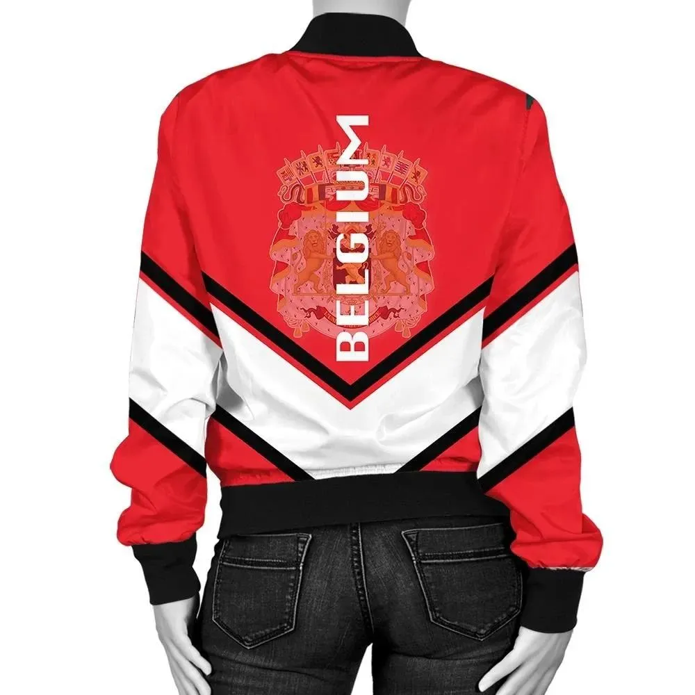 Barbados Coat Of Arms Women Bomber Jacket Lucian Style JW5