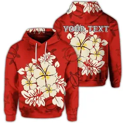(Personalised) Hawaii Hibiscus Polynesian Hoodie