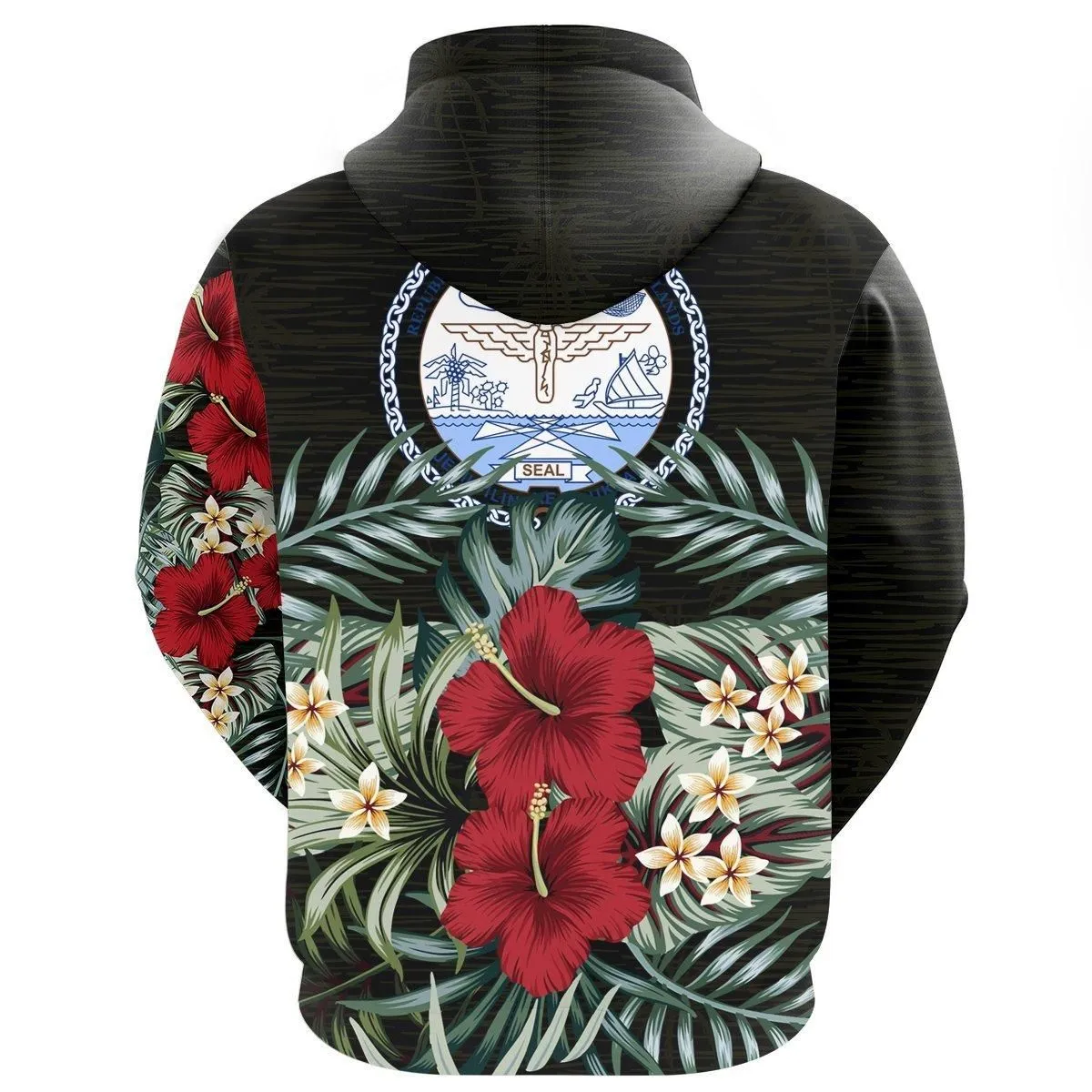 Marshall Islands Hoodie - Hibiscus (Men/Women)
