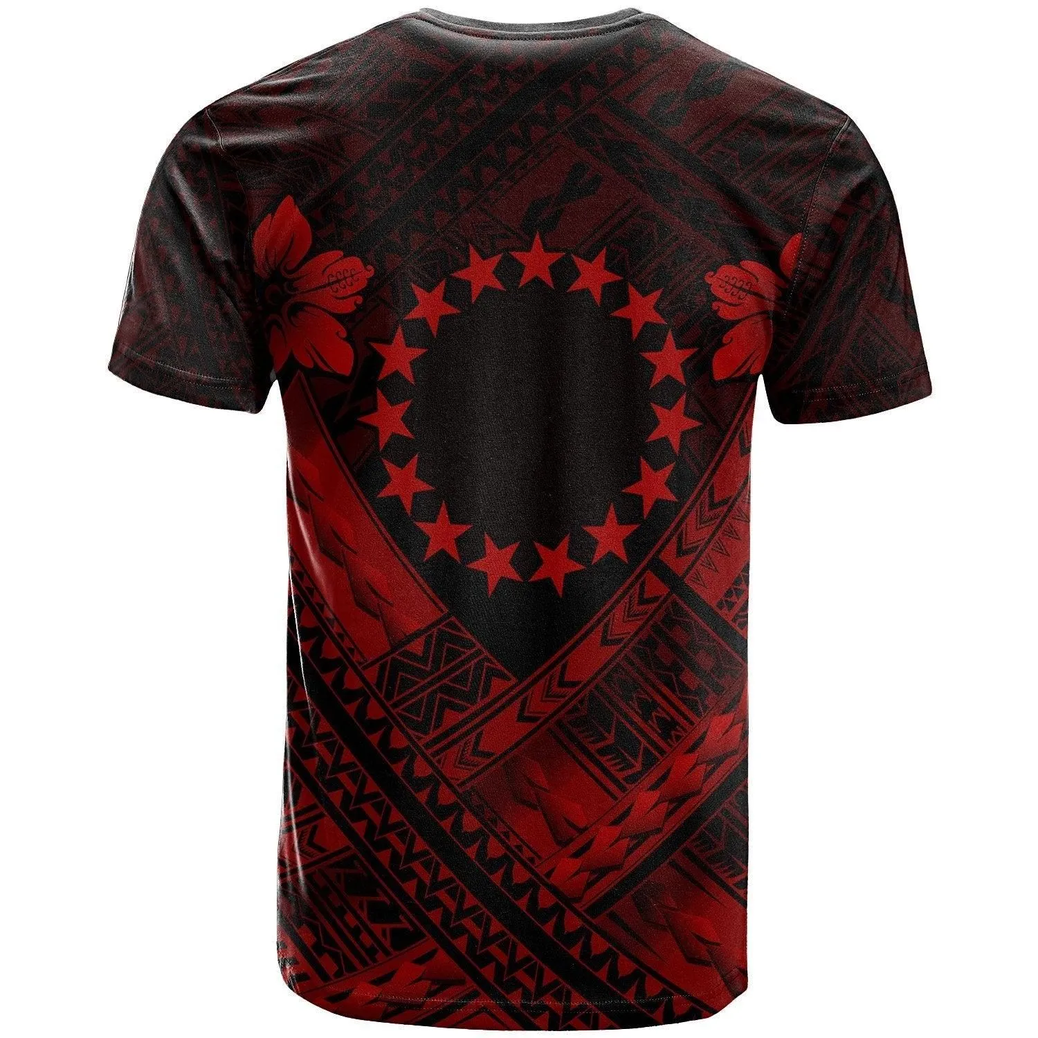 Cook Islands Polynesian T shirts - Cook Islands Red Seal Camisole Hibiscus Style