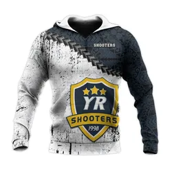 York Region Shooters Hoodie Grunge Polynesian Tattoo - CA SOCCER