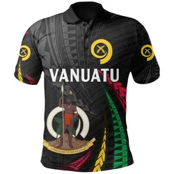(Custom Personalised) Vanuatu Rugby Polo Shirt Tuskers Tornado Style