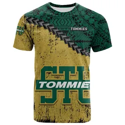 St. Thomas (Canada) Tommies T-shirt Grunge Polynesian Tattoo - CA CIS