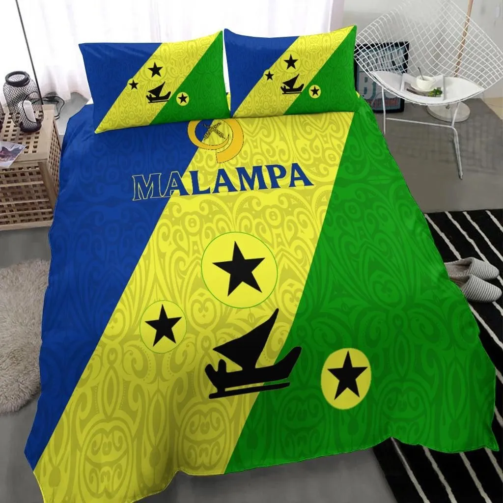 Vanuatu Malampa Province Bedding Set Flag Style LT12
