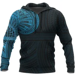 Alohawaii Clothing - Hoodie Tribal Polynesian Tattoo All Over Print A7