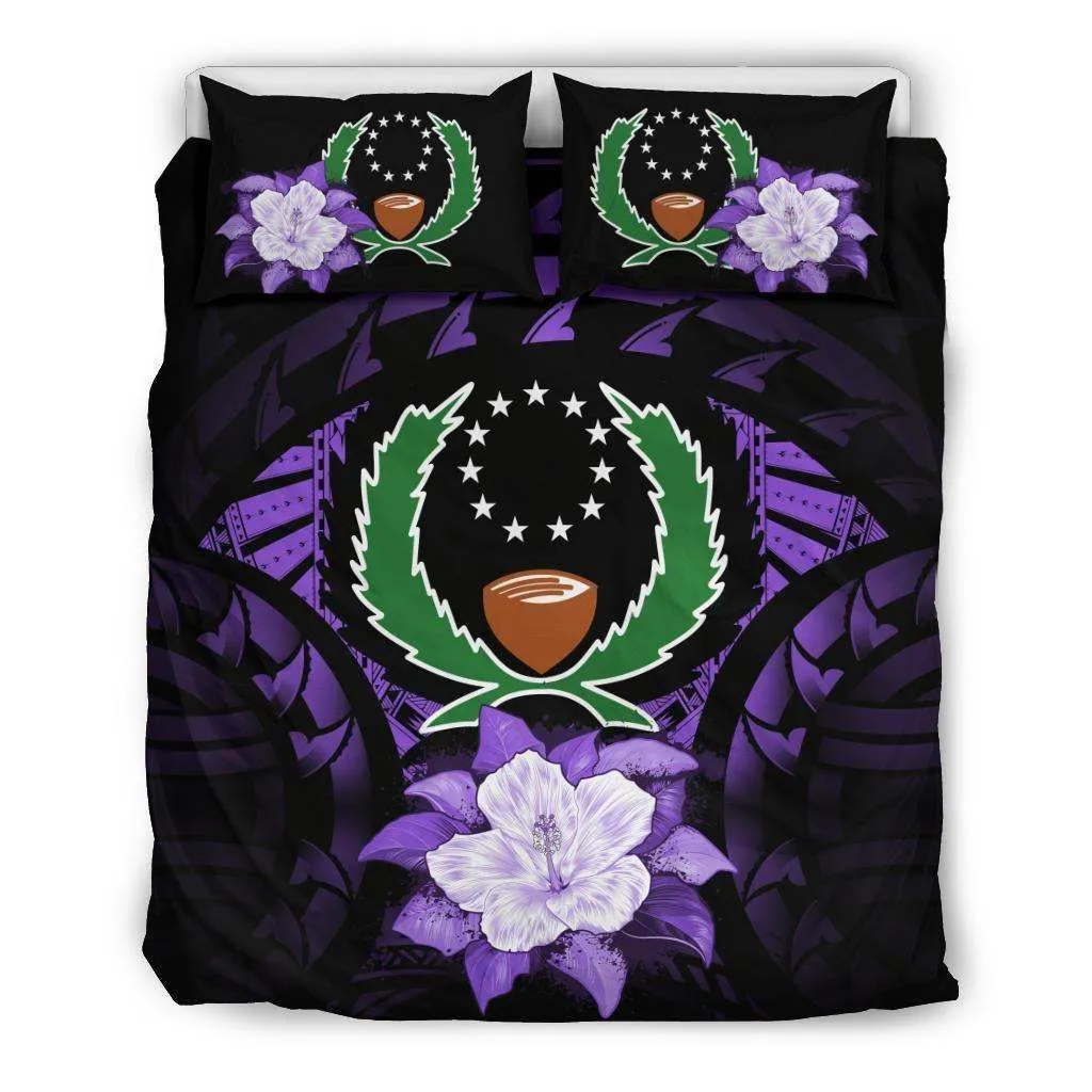 Pohnpei Purple Hibiscus Bedding Set A02 Dhc28111464Dd
