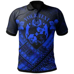Alohawaii Shirt - Polo Shirt Tonga Custom Polynesian Tonga Blue Seal Camisole Hibiscus Style - BN18