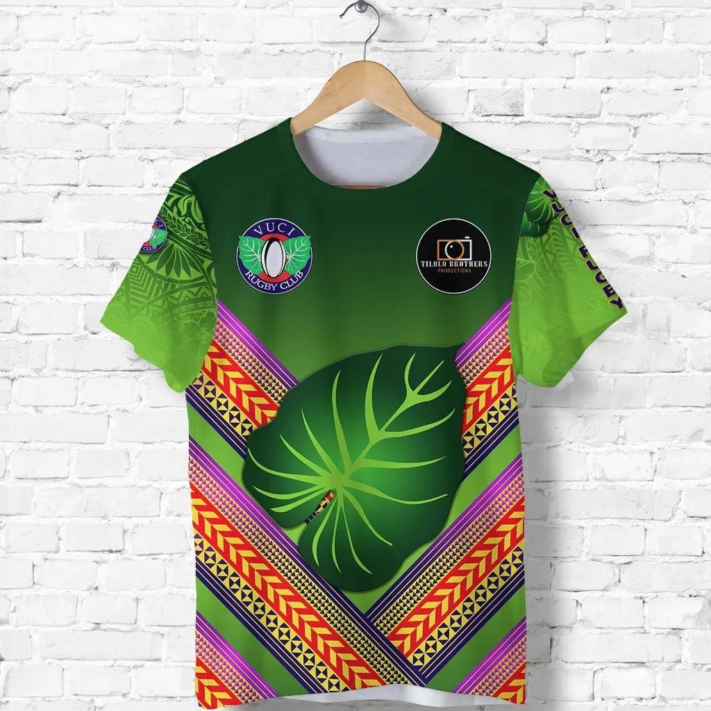 Fiji Vuci Rugby Club T Shirt Creative Style - Green Lt8