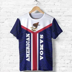 American Samoa T Shirt - American Samoa Flag Polynesian Tattoo