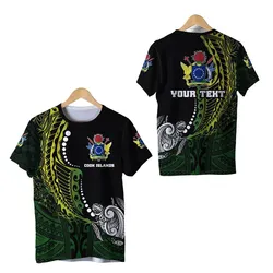 (Custom Personalised) Cook Islands T Shirt Simple Style LT16