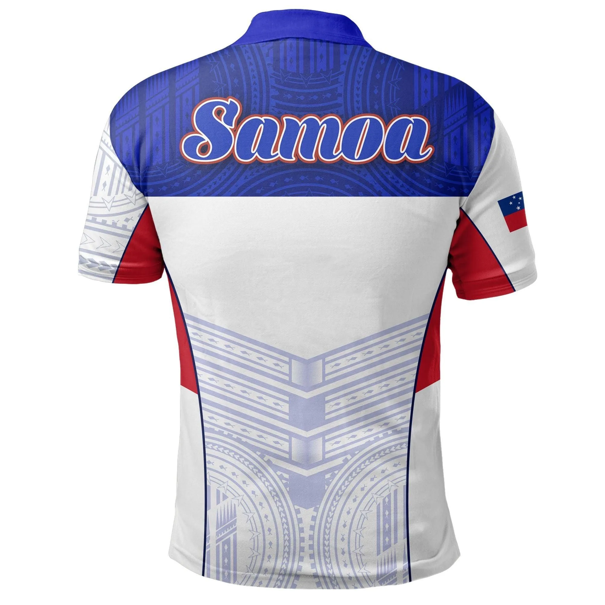 Polynesian Pride Polo Shirt - Samoa Polo Shirt Samoa Pea Tatau Rugby Polo Shirt