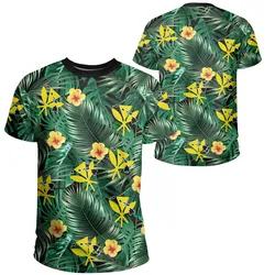 Hawaii Map Kanaka Tropical Summer Style T Shirt Ah J5 Hawaiian Shorts Beach Short Sleeve