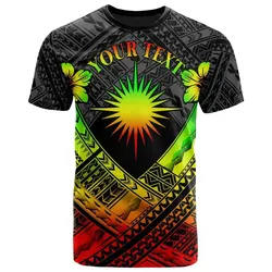 Marshall Islands Polynesian Custom Personalised T-Shirts - Marshall Islands Reggae  Flag Camisole Hibiscus Style - BN18
