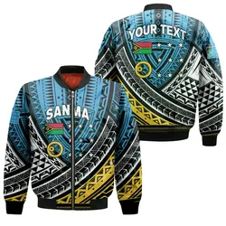 (Custom Personalised) Vanuatu Sanma Province Tribal Pattern Bomber Jacket - LT12
