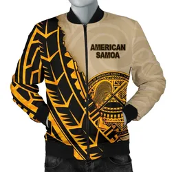 American Samoa Mens Bomber Jacket - Polynesian Wild Style