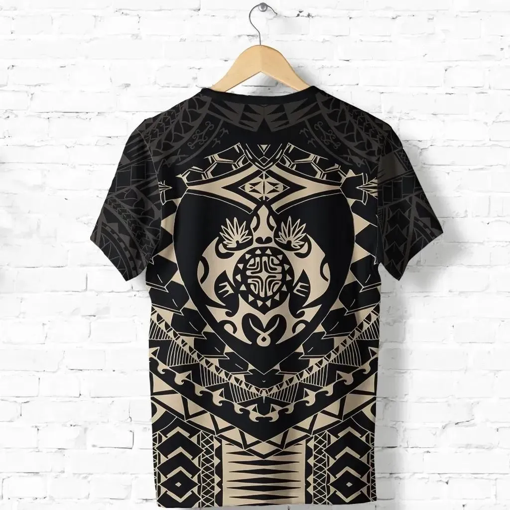 Polynesian Tattoo Turtle T Shirt K5