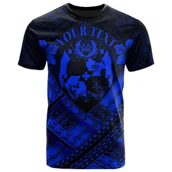 Tonga Custom Polynesian  T-Shirts - Tonga Blue Seal Camisole Hibiscus Style - BN18