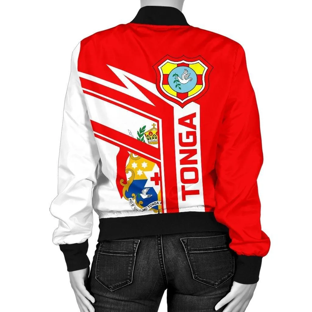 Tonga Rugby Air Bomber Jacket For Women