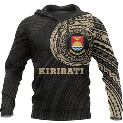 Kiribati In My Heart Micronesia Tattoo Style Hoodie Bt16