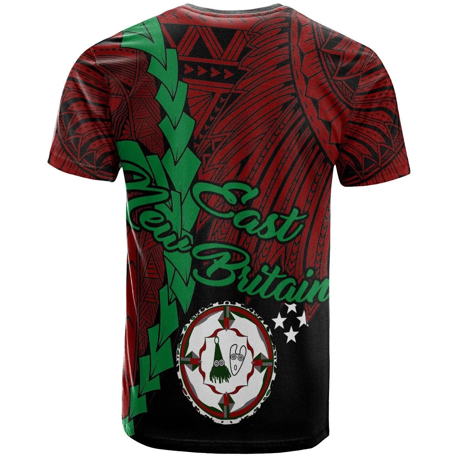 Papua New Guinea East New Britain Province Polynesian T-Shirt - Tribal Wave Tattoo