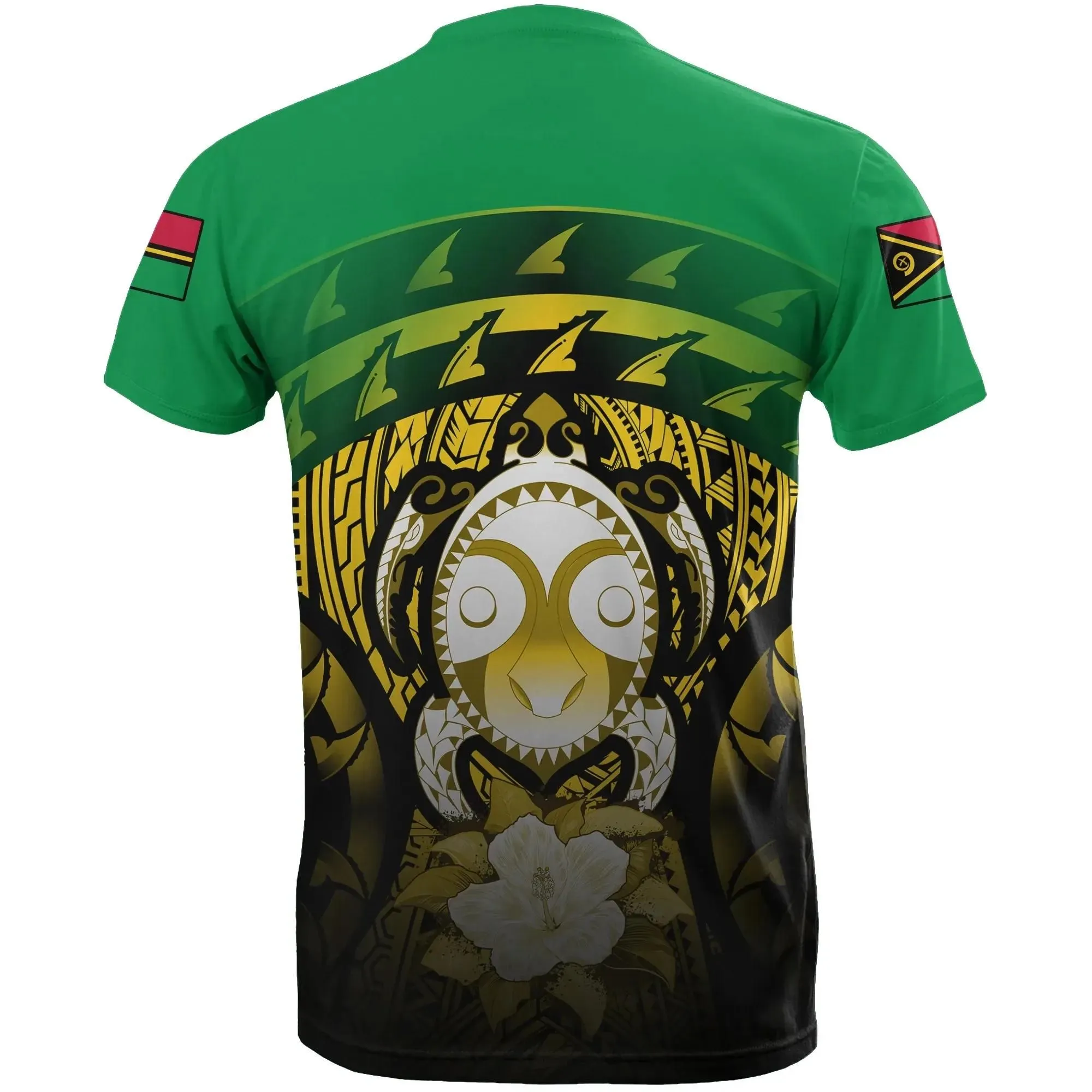 Vanuatu Turtle Hibiscus T-Shirt A02