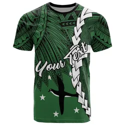 Palau Ngchesar Polynesian Custom Personalised T-Shirt - Tribal Wave Tattoo