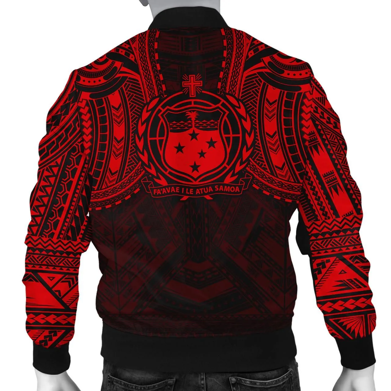 Samoa Spirit Bomber Jacket (Red)