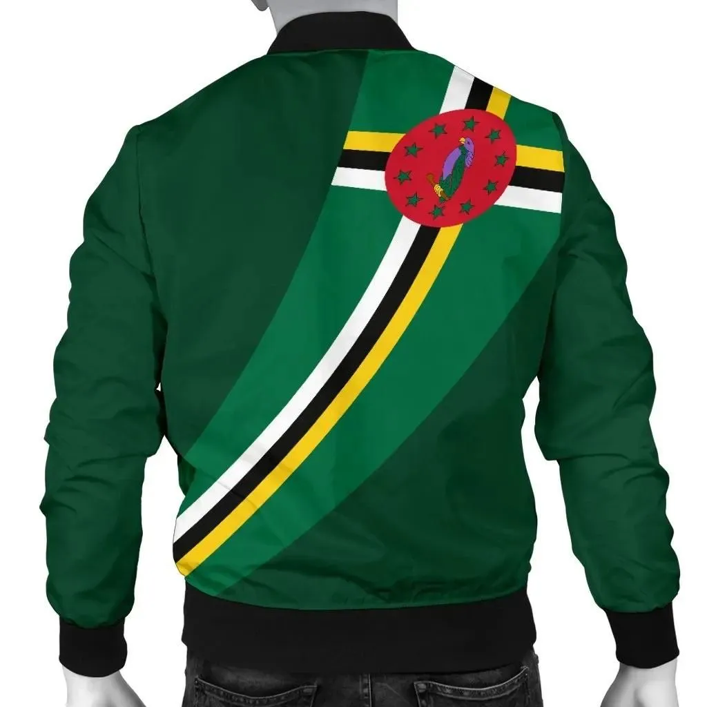Dominica Men's Bomber Jacket Special Flag A21