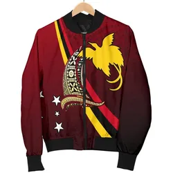Papua New Guinea Men Bomber Jacket - Sailing Style