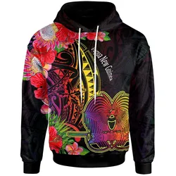Papua New Guinea Hoodie - Tropical Hippie Style