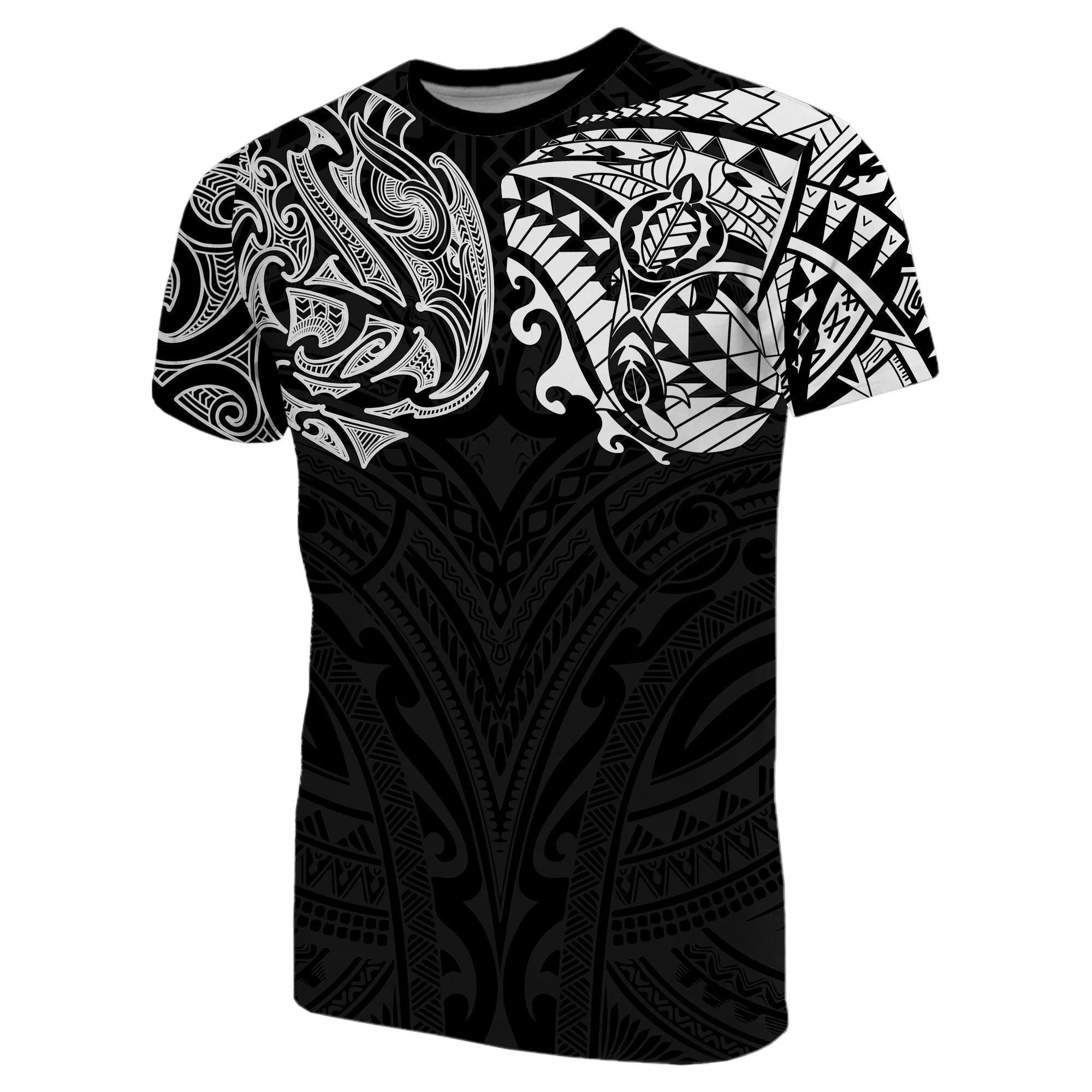New Zealand T shirt, Maori Polynesian Tattoo