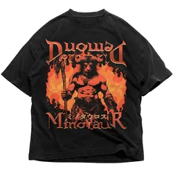 Kamicrew Demon Japanese Minotaur Fantasy Warrior T-shirt