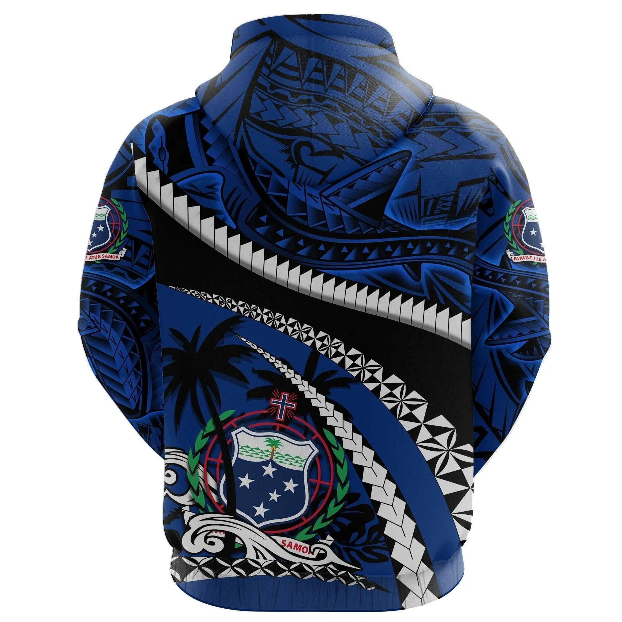 Samoa Hoodie Polynesian Shark Tattoo