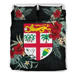 Fiji Hibiscus Coat Of Arms Bedding Set A02