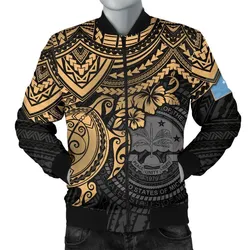 Federated States Of Micronesia Bomber Jacket (Men) - Golden Turtle