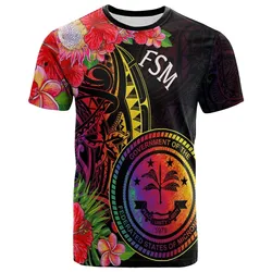 Federated States of Micronesia T-Shirt -Tropical Hippie Style