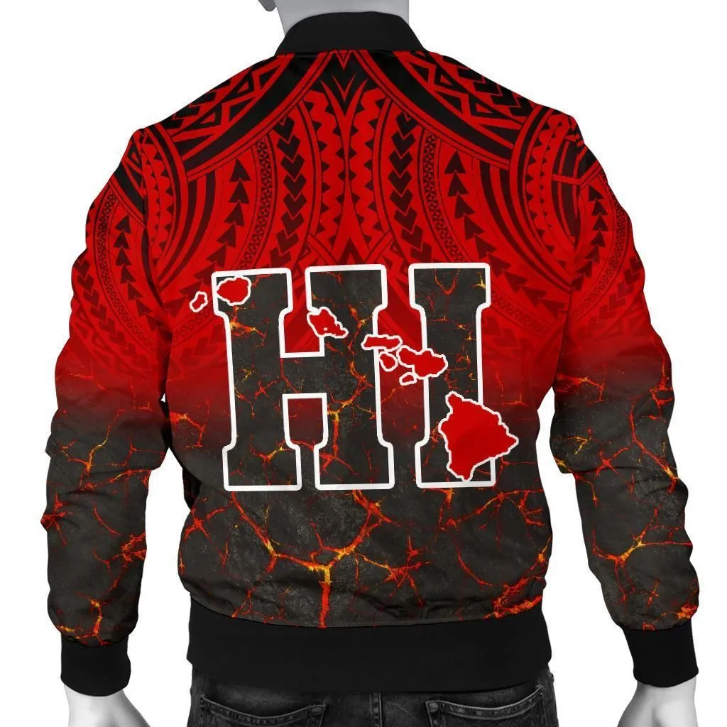 Hawaii King Kamehameha Mens Bomber Jacket - Eruption Style