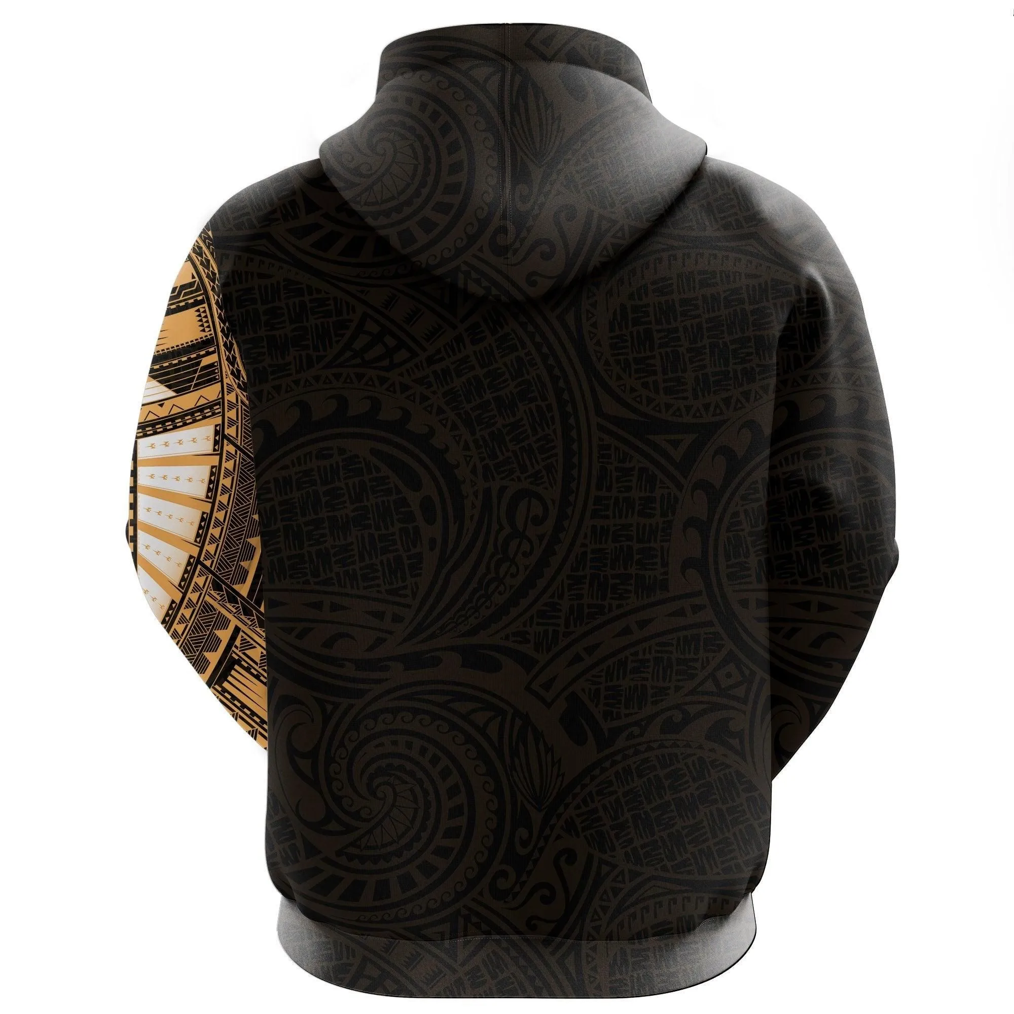 Hawaii Turtle Hoodie, Polynesian Tattoo All Over Print Hoodie