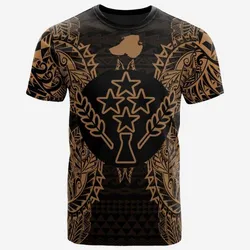 Vibe Hoodie Kosrae All T shirt - Kosrae Flag Map Polynesian Tattoo Gold