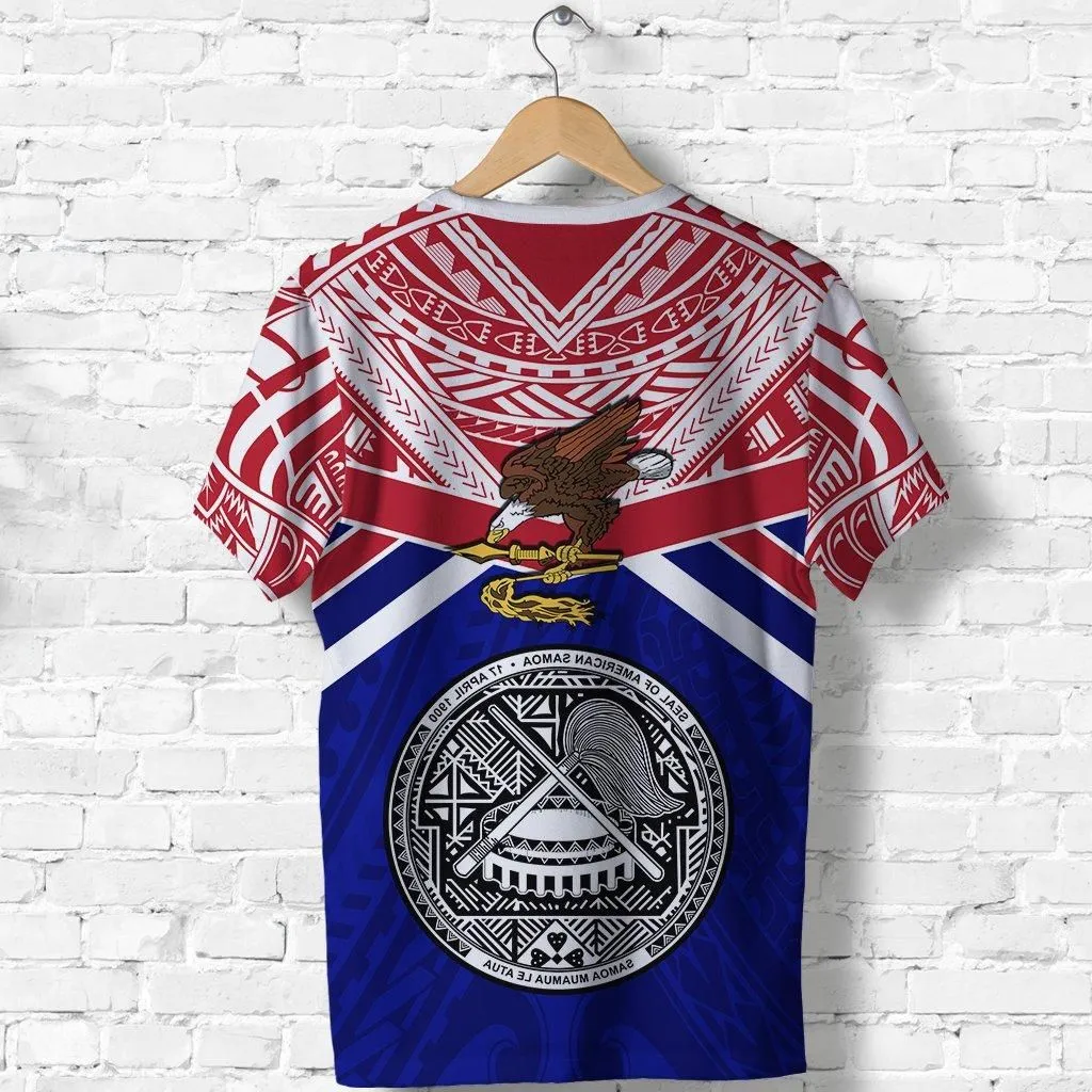 American Samoa Rugby T shirt Eagle Flag