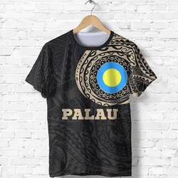 Palau T shirt - Palau Flag Polynesian Tattoo Style
