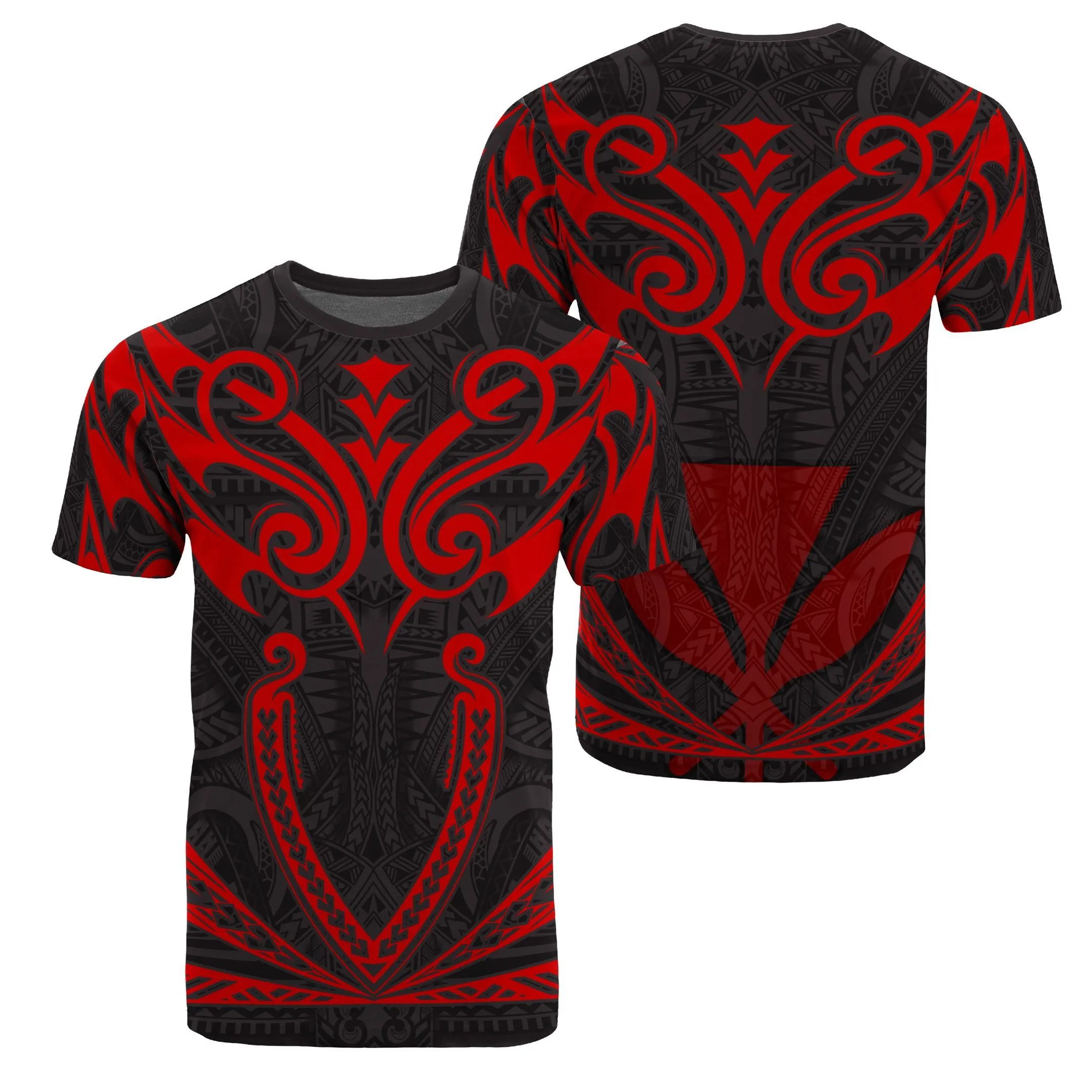Hawaii Kanaka Polynesian Football T Shirt Grey And Red Bernice Style Ah J2 Hawaiian Shorts Beach Short Sleeve