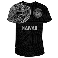 Hawaii T Shirt Polynesian Tattoo Style