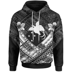 Papua New Guiae Polynesian Hoodie - Papua New Guiae White Seal Camisole Hibiscus Style - BN18