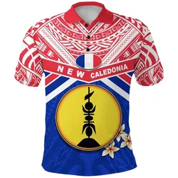 New Caledonia Rugby Polo Shirt Polynesian
