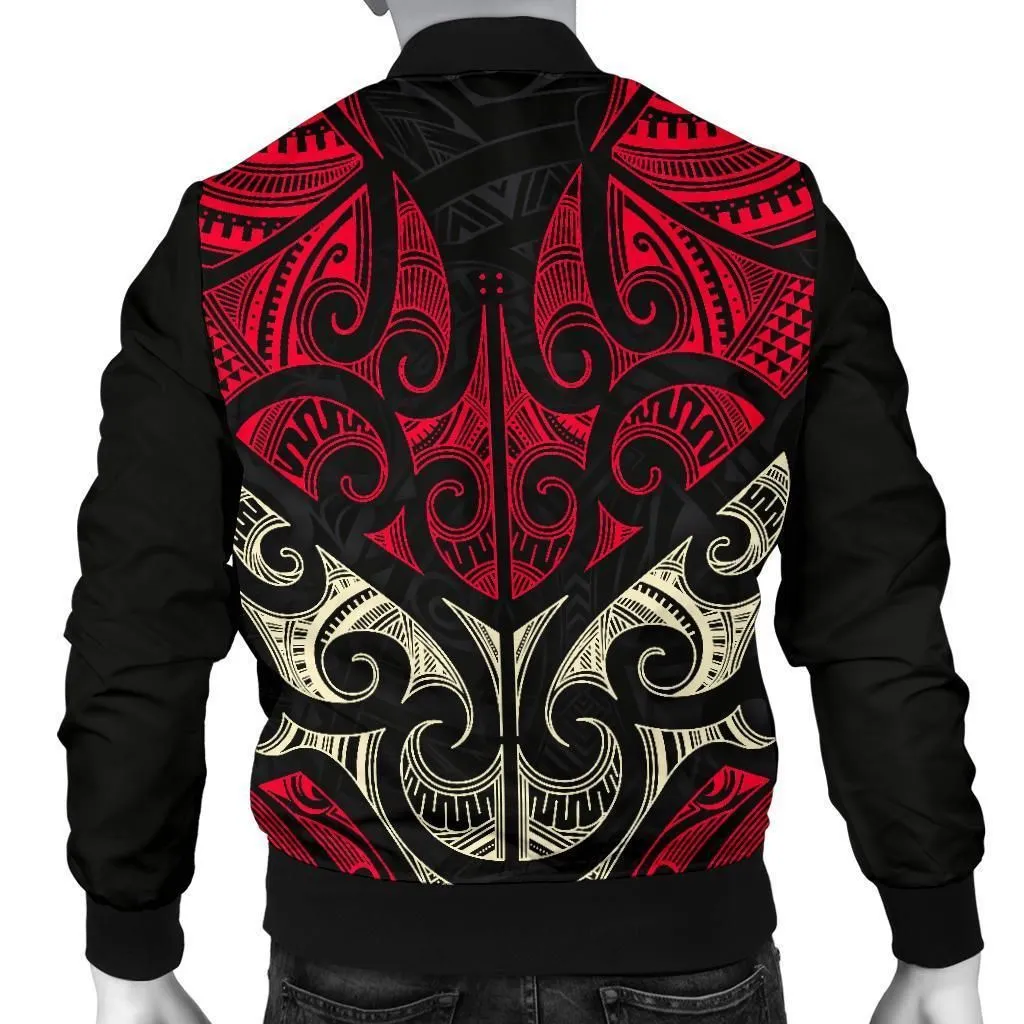 Maori Bomber Jacket - Polynesian Patterns Style - Men