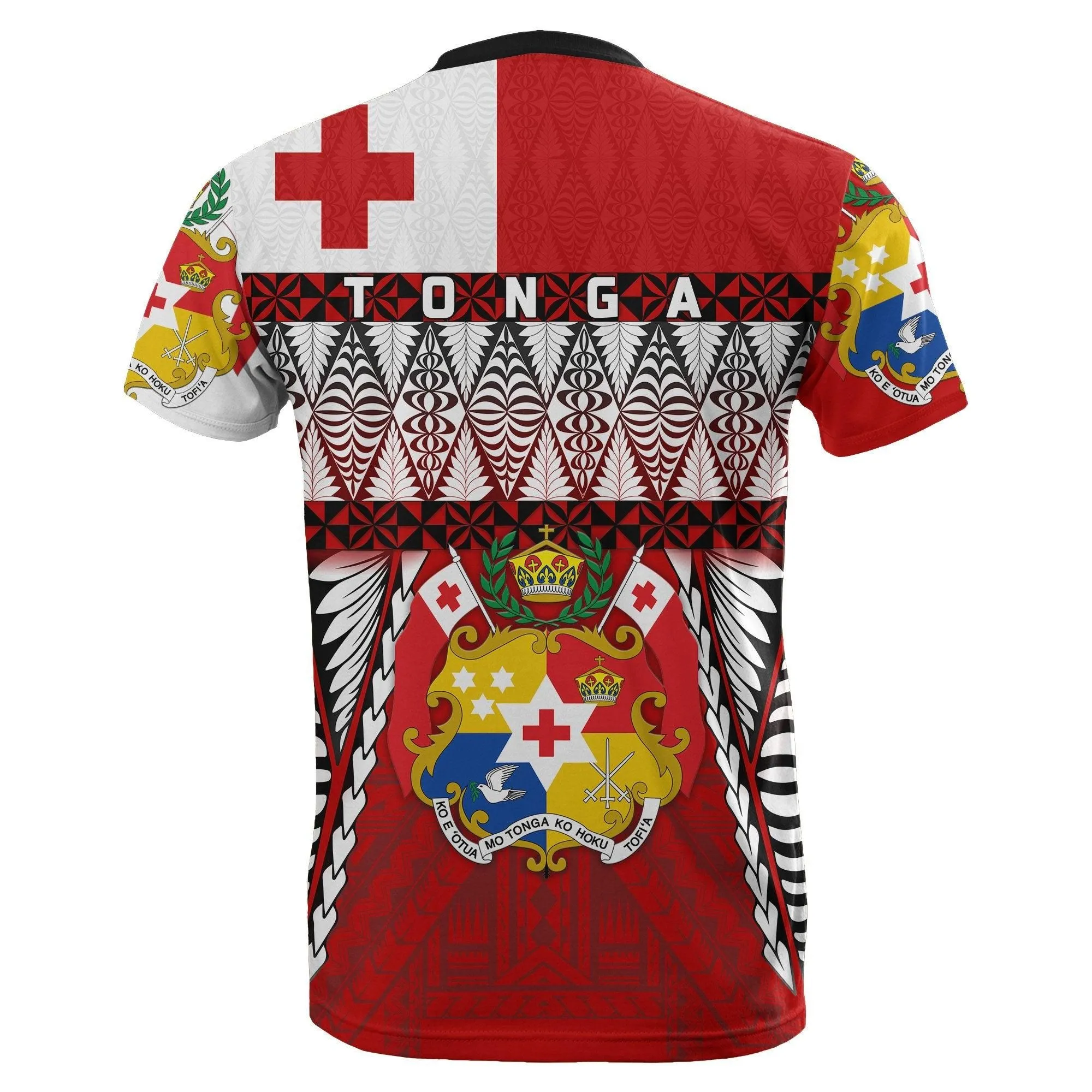 Tonga T-Shirt - Mate Maa Tonga - Rugby Style