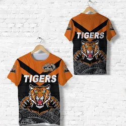 Papua New Guinea Lae Snax Tigers T Shirt Rugby Original Style - Black LT8