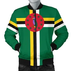 Dominica Flag Men's Bomber Jacket A31
