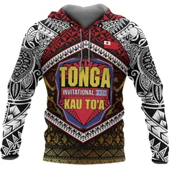 Tonga In My Heart Polynesian Tattoo Pullover Unisex Hoodie Bt05